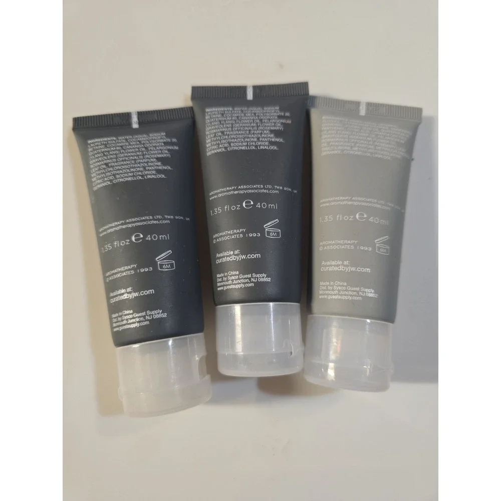 Aromatherapy Travel Shampoo & Conditioner Rosemary & Ylang Ylang 1.35 Oz Lot-3
